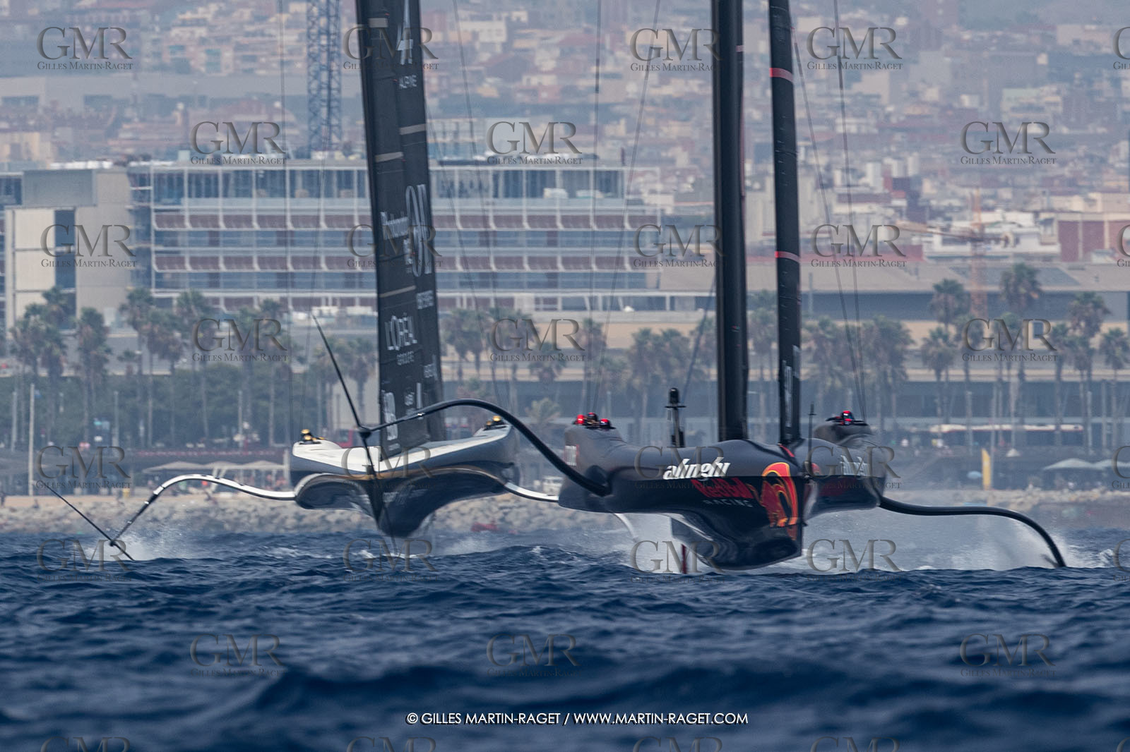 22 08 2024, Barcelona (ESP), Louis Vuitton 37th America's Cup, Louis Vuitton Preliminary Regatta, Race Day 1