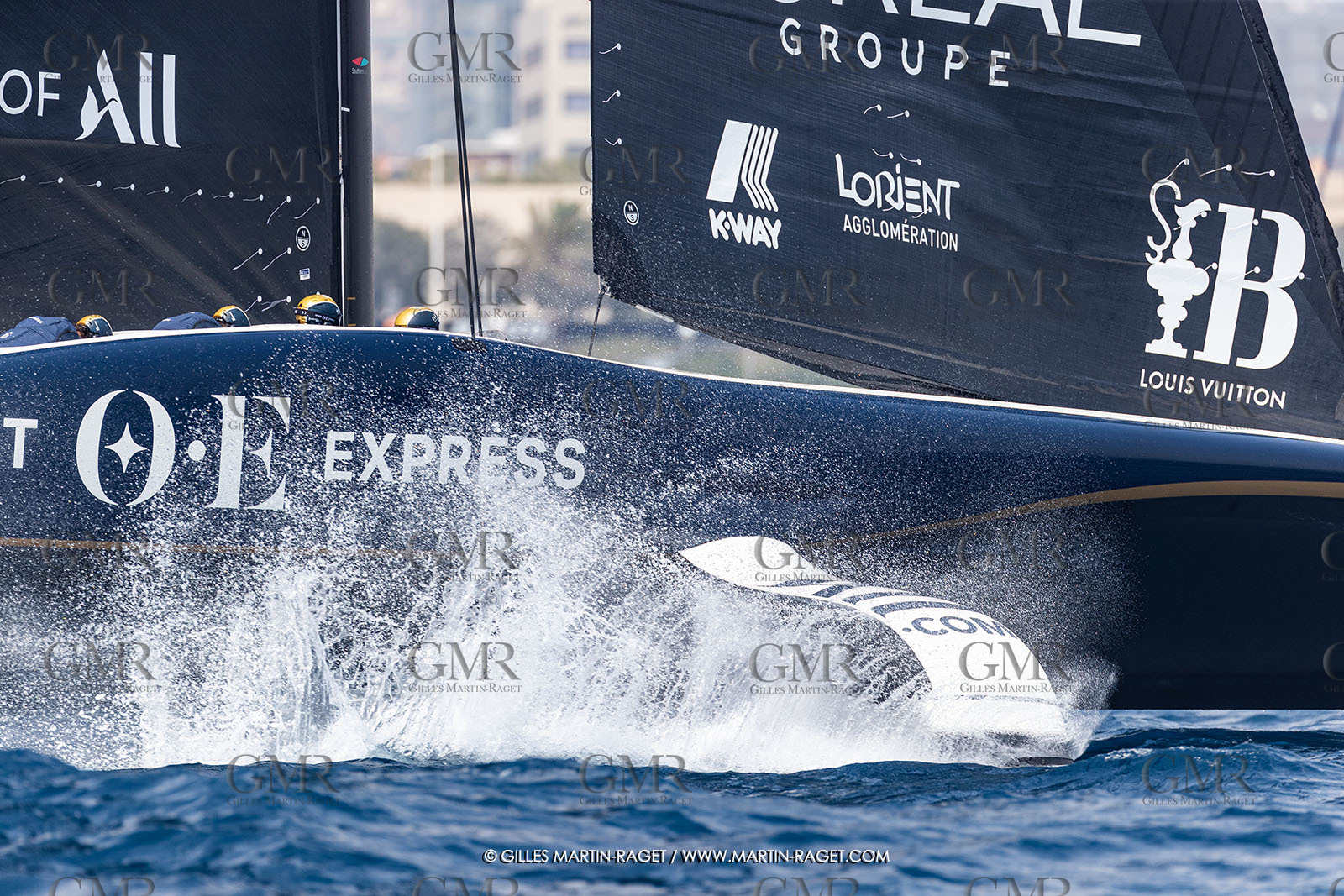 22 08 2024, Barcelona (ESP), Louis Vuitton 37th America's Cup, Louis Vuitton Preliminary Regatta, Race Day 1
