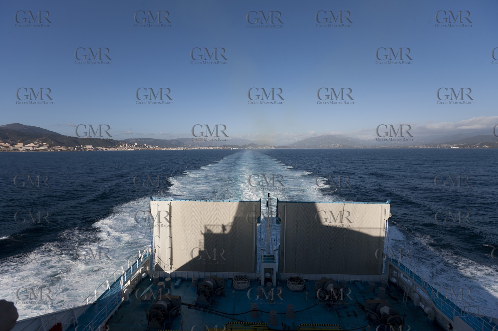 16 02 2012 - Ajaccio (FRA, Corse) -  La Méridionale shipping company- Piana at Ajaccio