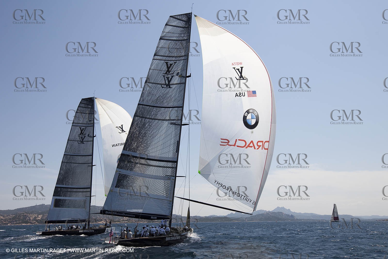 19 05 2010 - La Maddalena (ITA, Sardinia) Louis Vuitton Trophy - BMW ORACLE Racing - Training