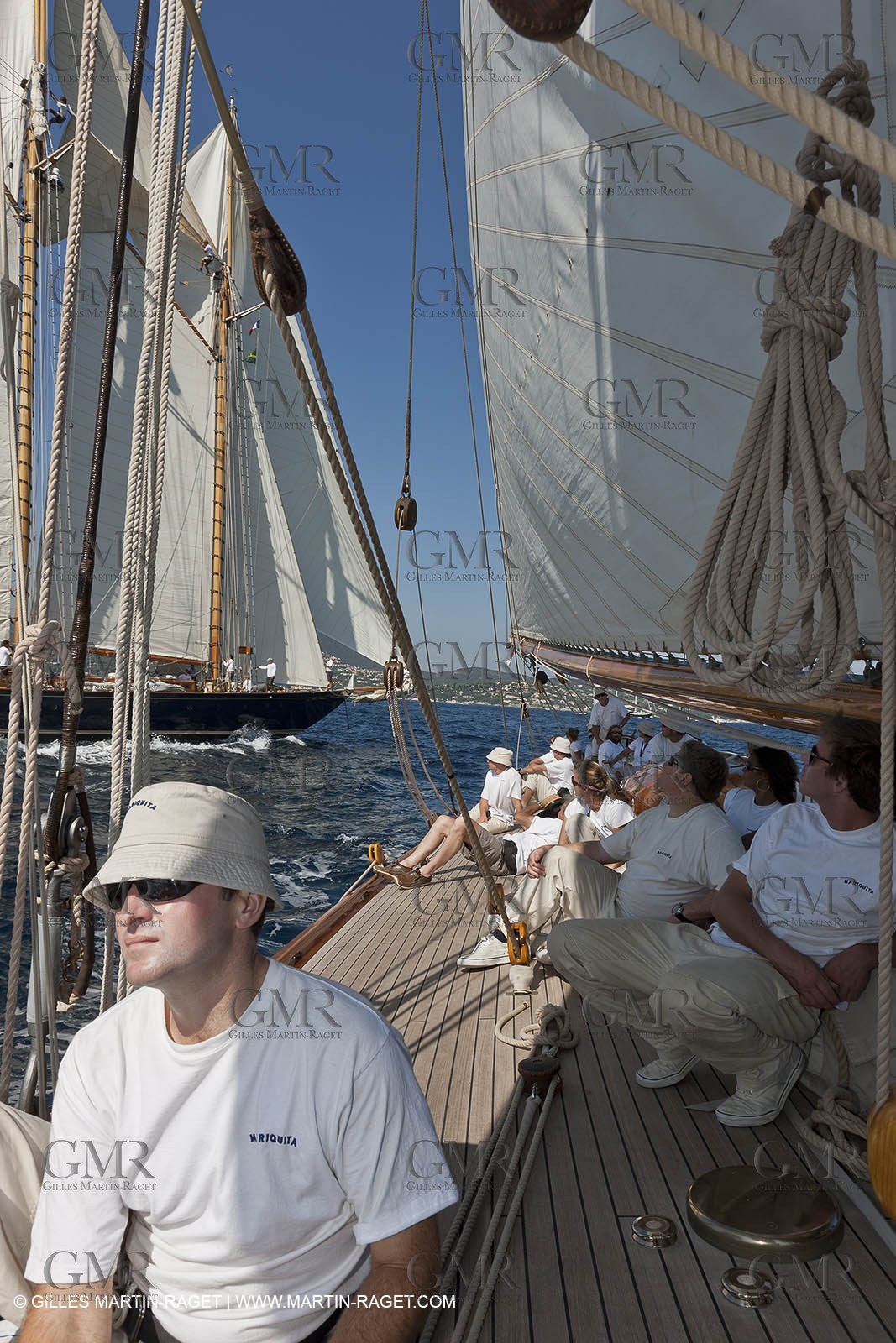 01 10 2011 - Saint Tropez (FRA,13) - Voiles de Saint Tropez 2011 - Classic Yachts - Day 5 - Onboard Mariquita