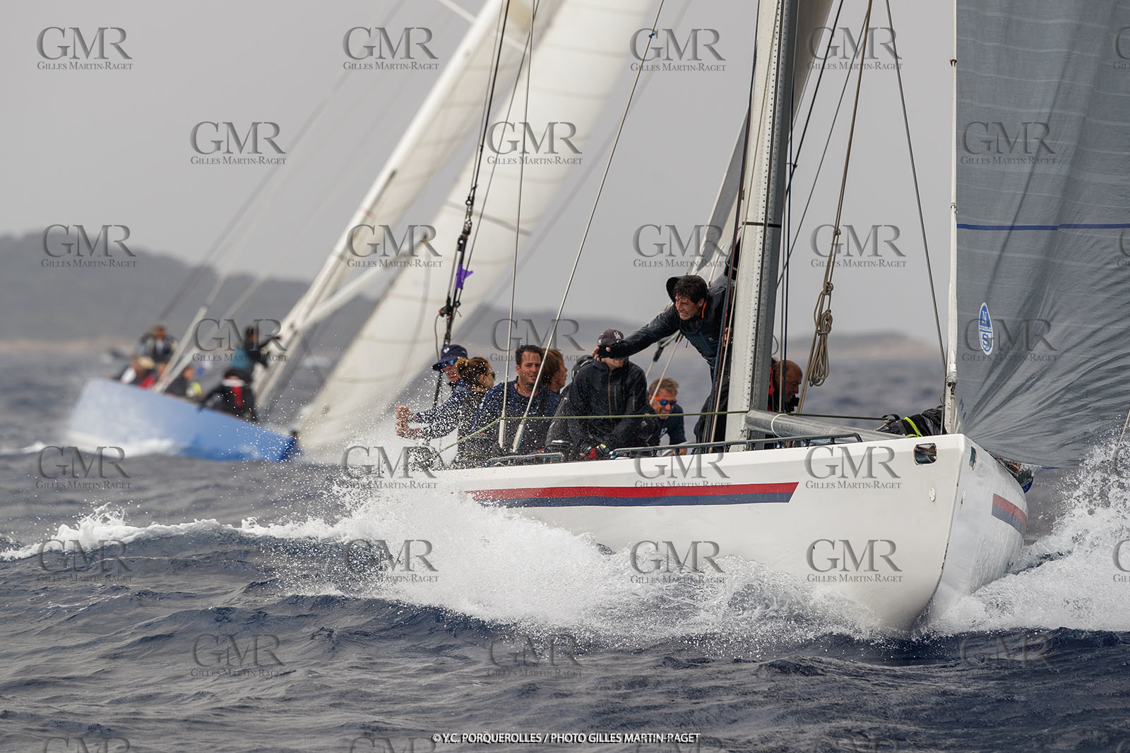 19 06 2024, Porquerolles Island (FRA), Championnat du monde des 12 m JI 2024, Race Day 1