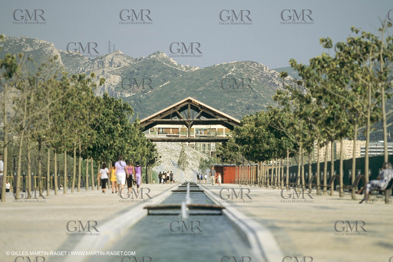 Marseille historical heritage (check keywords for more infos), Jardin du Millénaire
