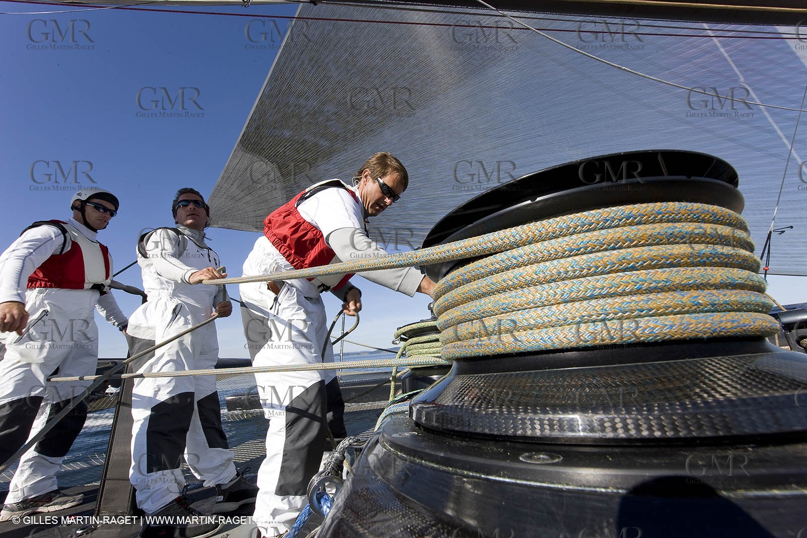 06 09 2008 - Anacortes (WA, USA) - America's Cup - BMW ORACLE Racing - 90 ft trimaran sea trials - Day 5