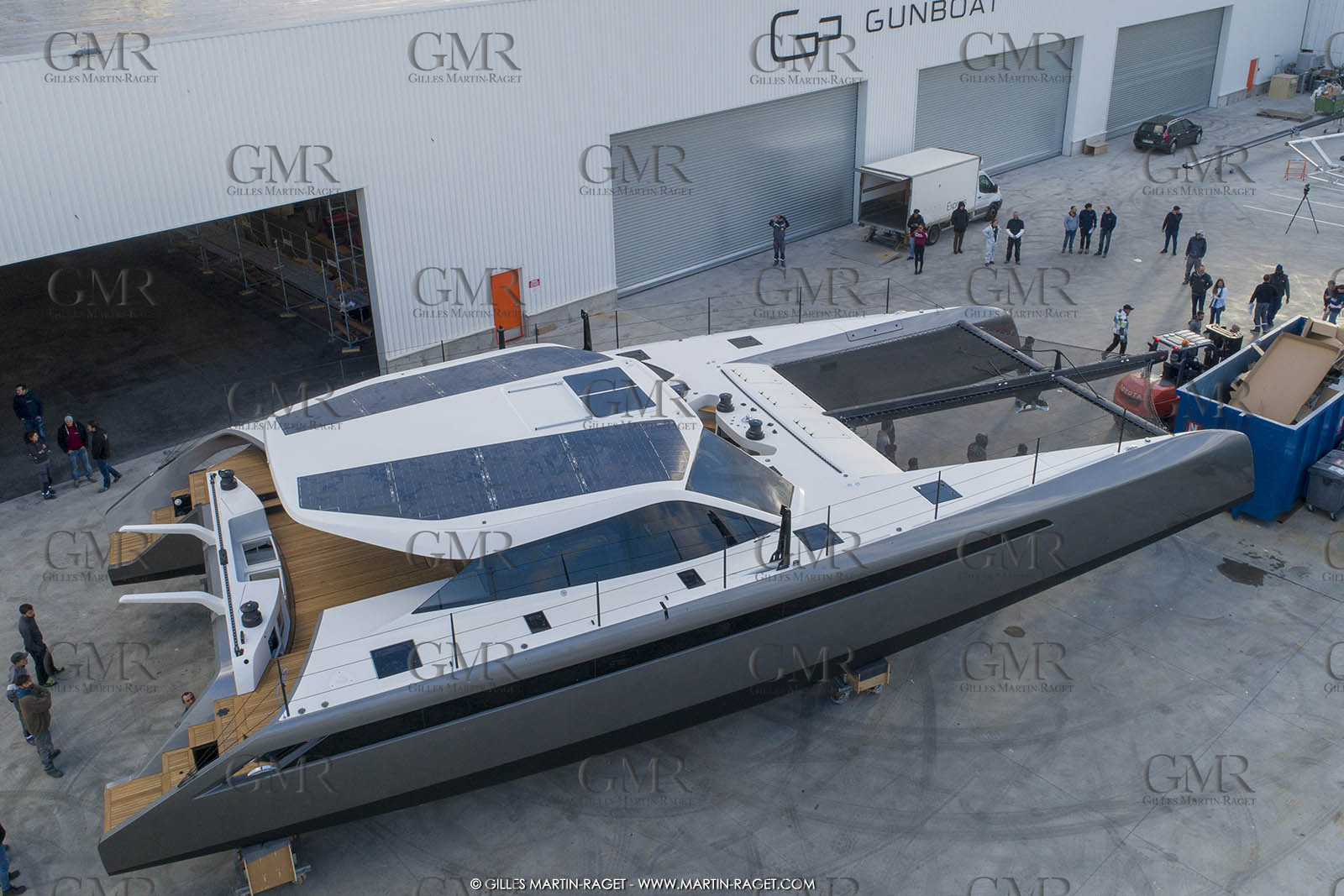 17 01 2018, La Grande Motte (FRA), Gunboat 68  1 launch