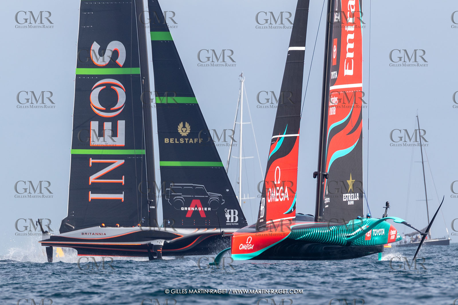 12:10 2024, Barcelona (ESP), Louis Vuitton 37th America's Cup, Final Match, Race Day 1, Race 1