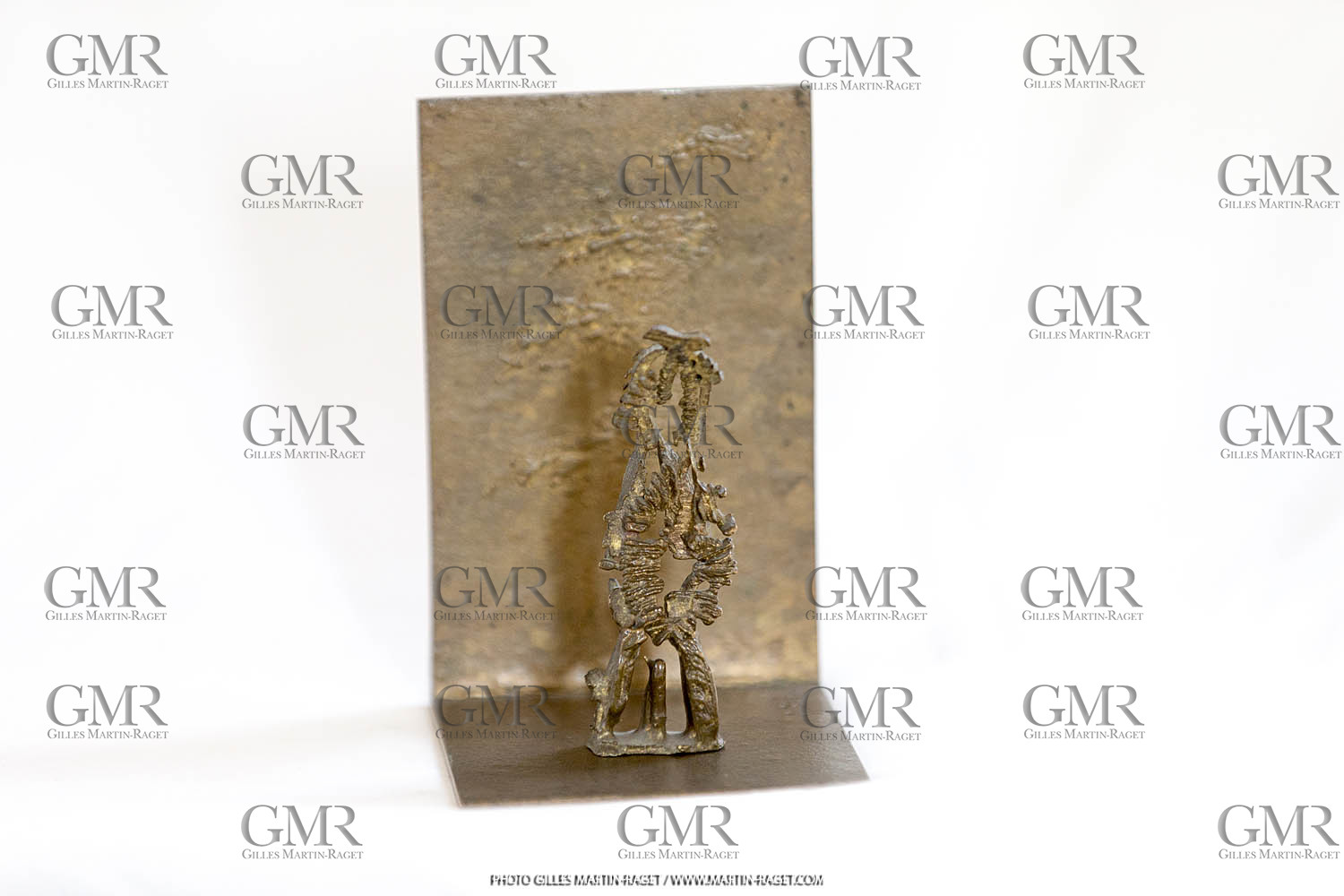 06 03 2016, Saint Etienne du Grès (FRA,13), Oeuvre de Germaine Richier, Seiche n° 27 sur équerre, 1955-56