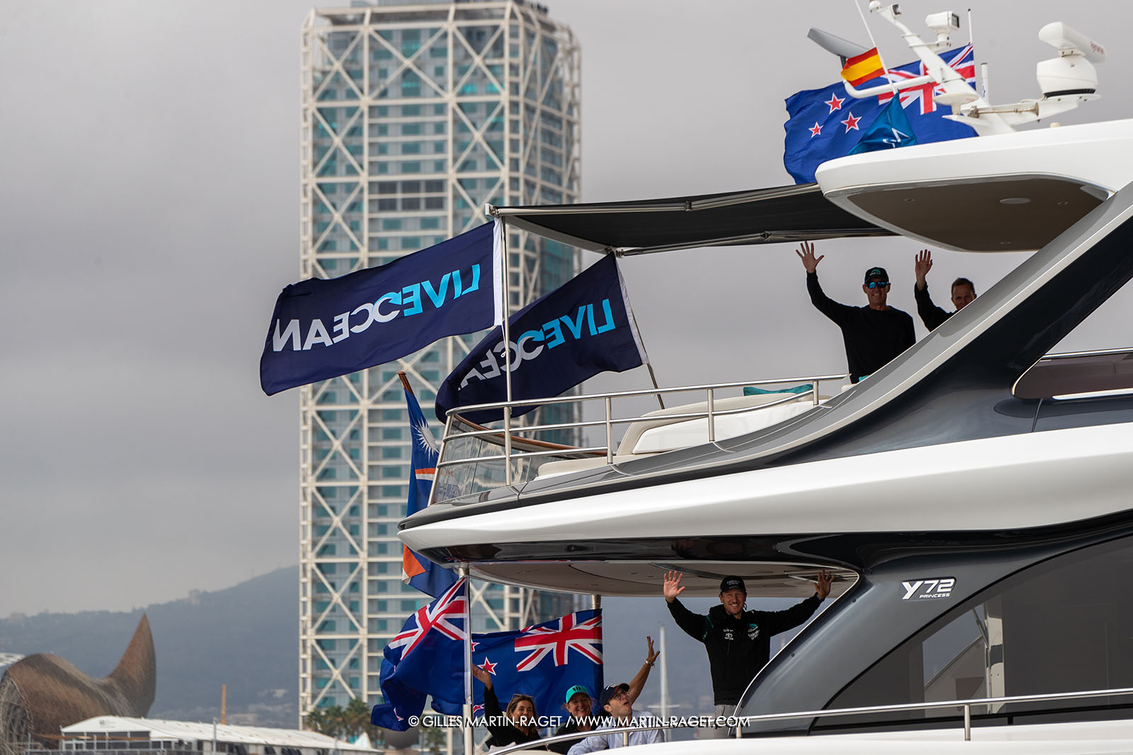 14 10 2024, Barcelona (ESP), Louis Vuitton 37th America's Cup, Final Match, Race Day 3, Raace 4