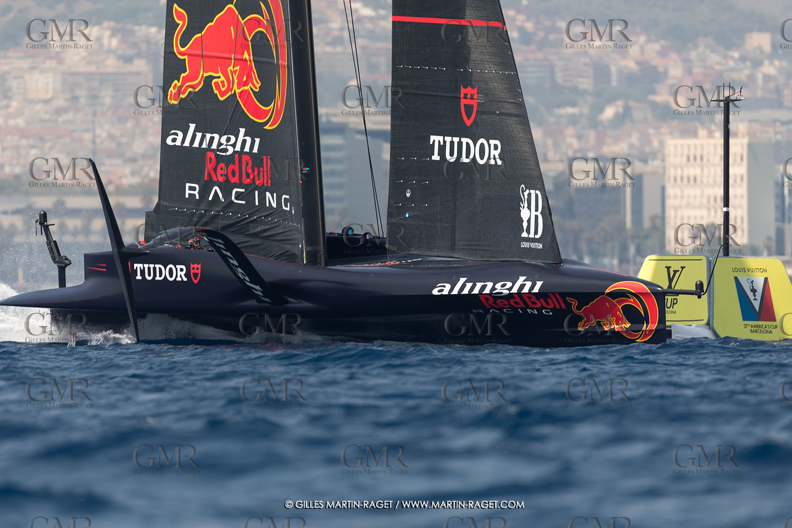 24 08 2024, Barcelona (ESP), Louis Vuitton 37th America's Cup, Louis Vuitton Prelilinary Regatta, Race Day 3