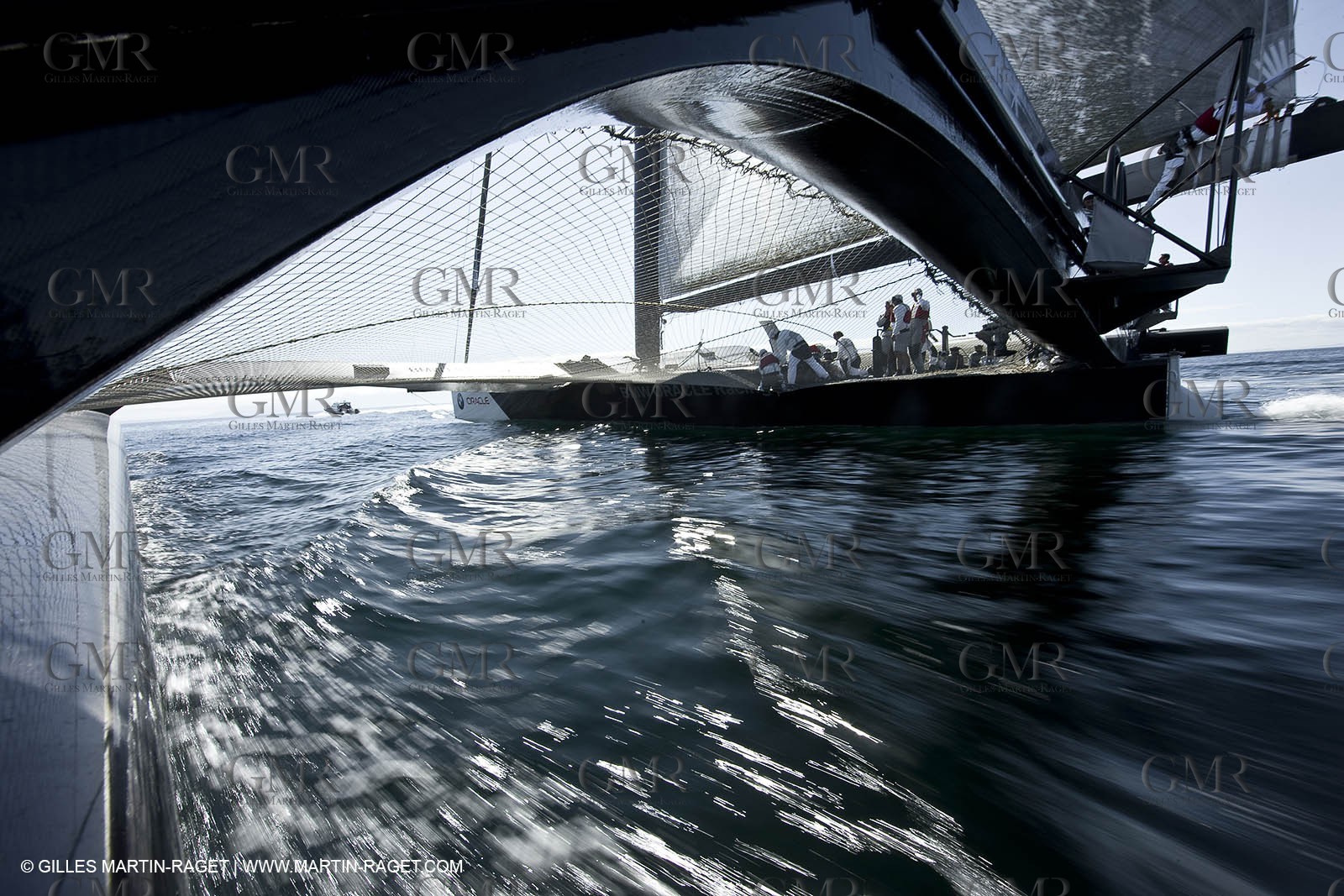 06 09 2008 - Anacortes (WA, USA) - America's Cup - BMW ORACLE Racing - 90 ft trimaran sea trials - Day 5