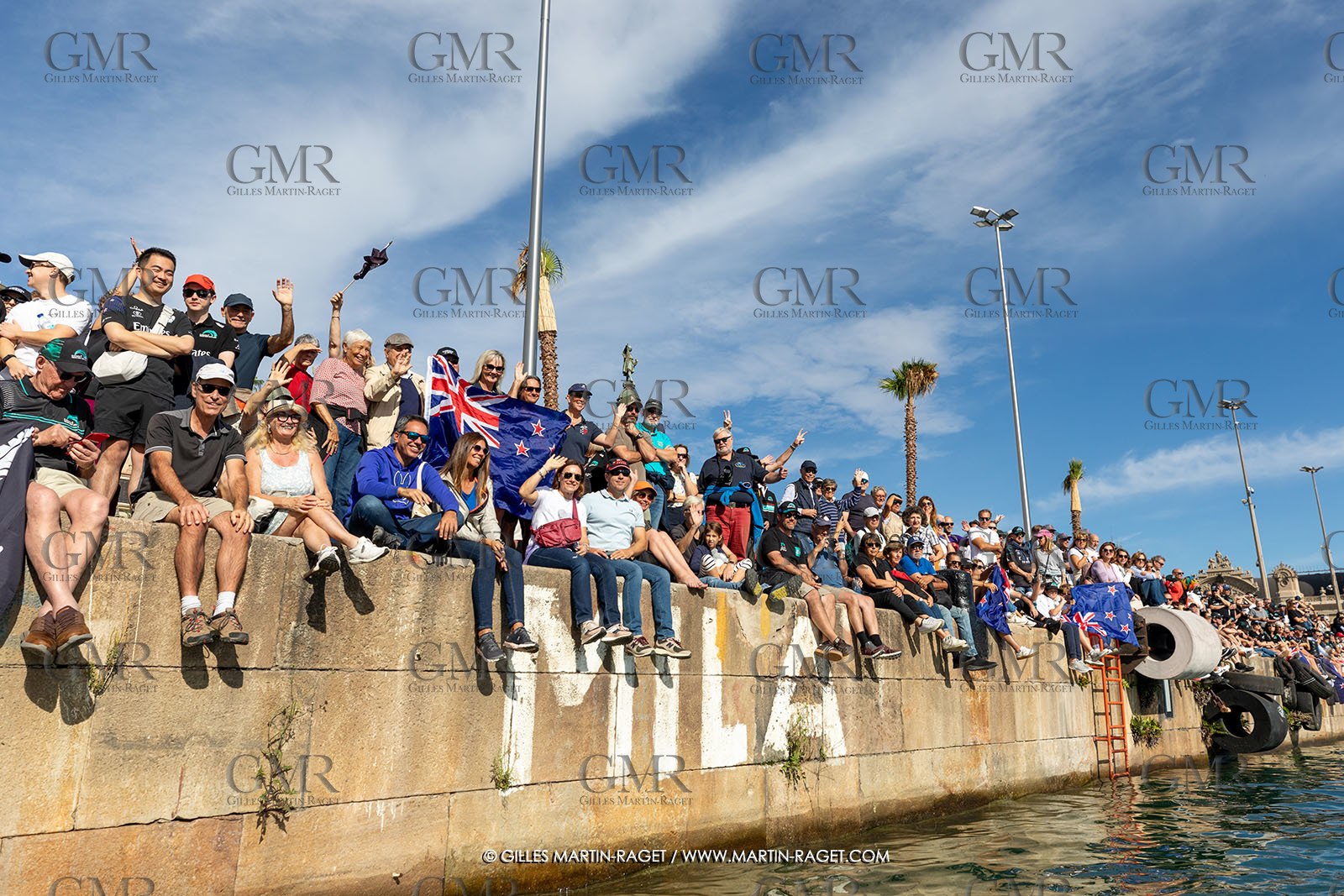 19 10 2024, Barcelona (ESP), Louis Vuitton 37th America's Cup, Final Match, Race Day 6, Dock out