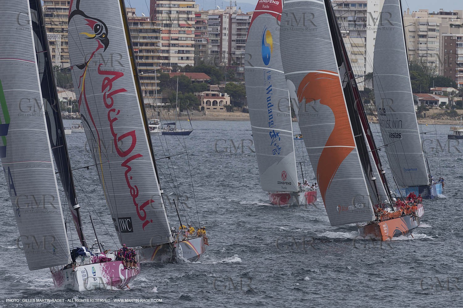 11 10 2014, Alicante (ESP), Volvo Ocean Race 2014-15, Team Alvimedica