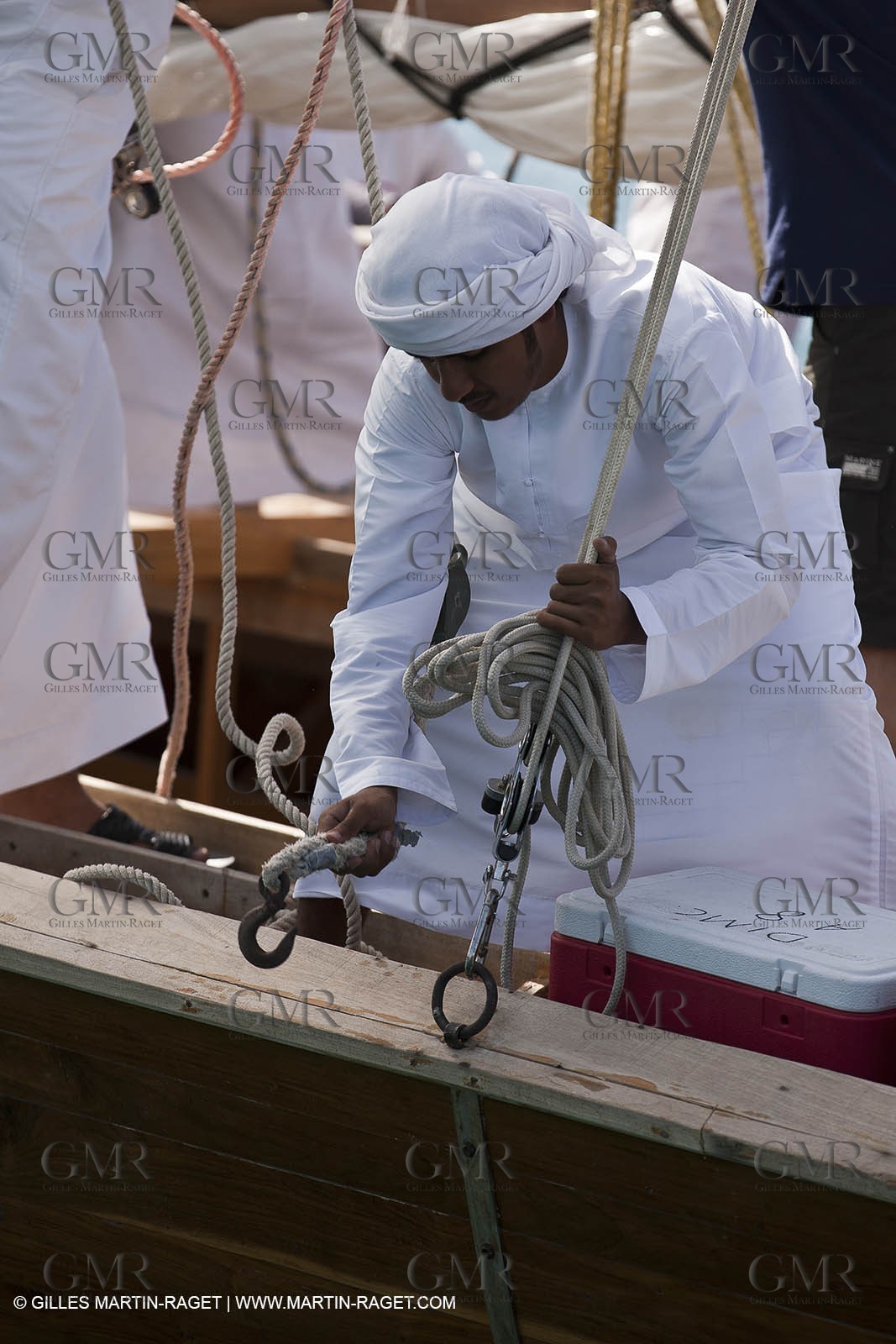 20 11 2010 - Dubai (UAE) - Dubai Louis Vuitton Trophy - Traditionnal dhow races for competing teams
