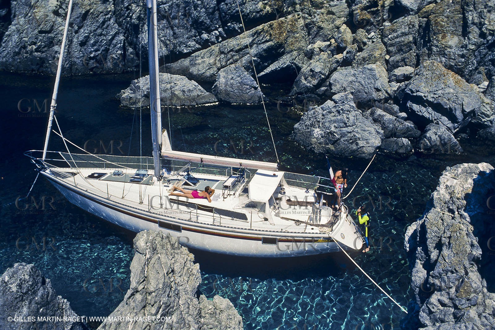 sailing, cruising, monohull at the mooring