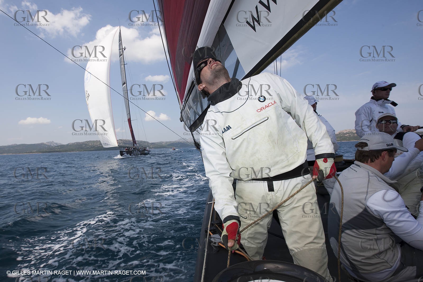 19 05 2010 - La Maddalena (ITA, Sardinia) Louis Vuitton Trophy - BMW ORACLE Racing - Training