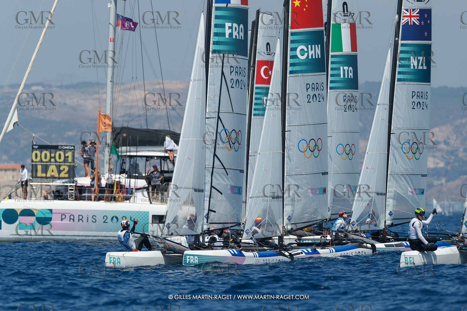 05 08 2024, Marseille (FRA), Paris 2024 Olympic Games, Sailing, Race Day 8