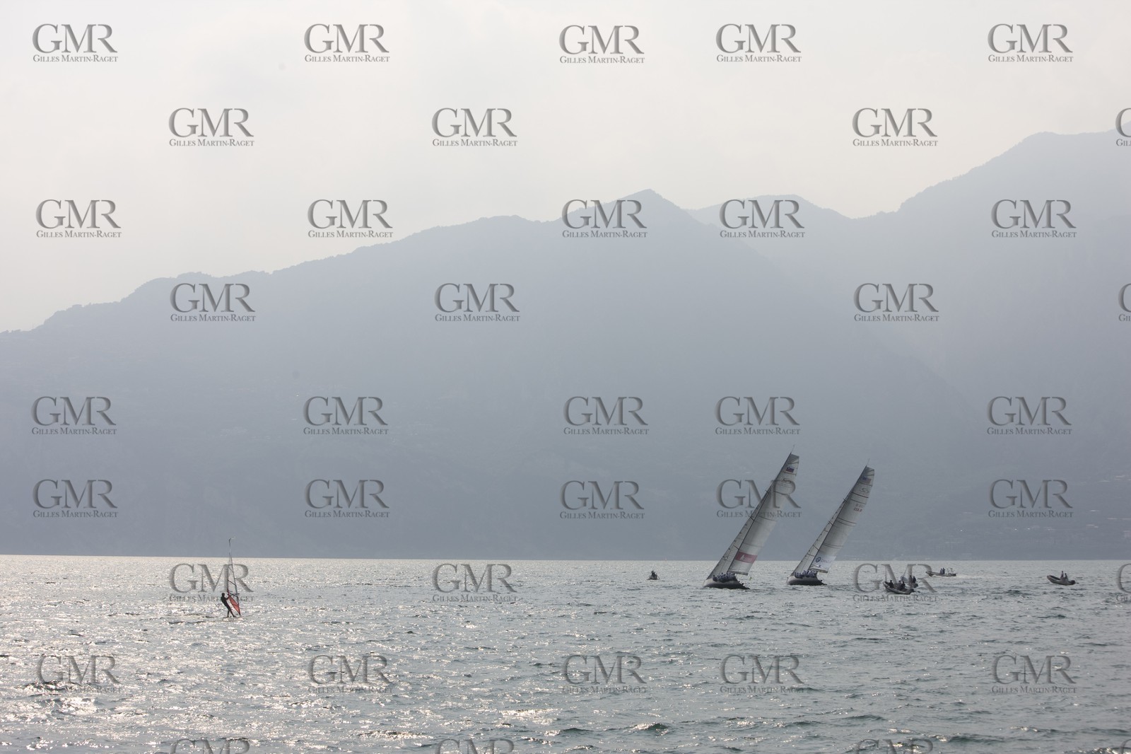 09 07 2008 - Malcesine (ITA, Lake Garda) - RC 44 World Championsship - Malcesine SLAM Cup 08 - Day 1