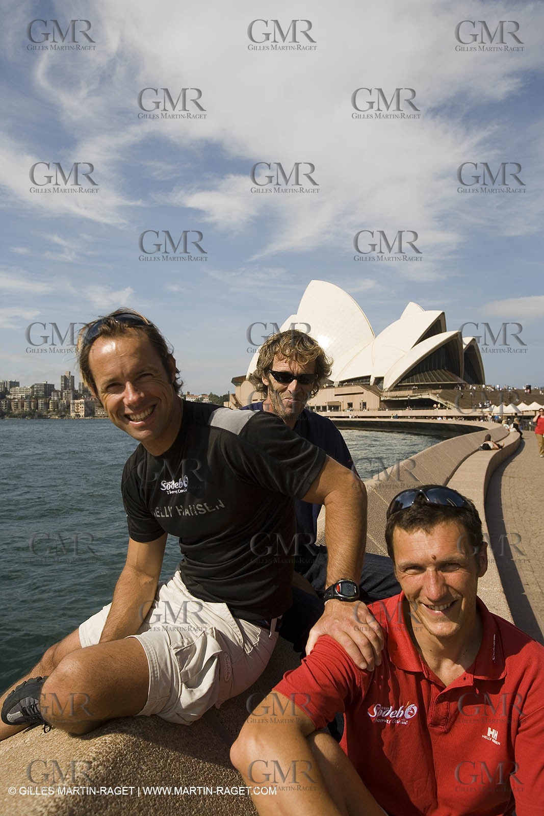 Sydney, Australia, Thomas Coville trimaran Sodebo building at Boat Speed