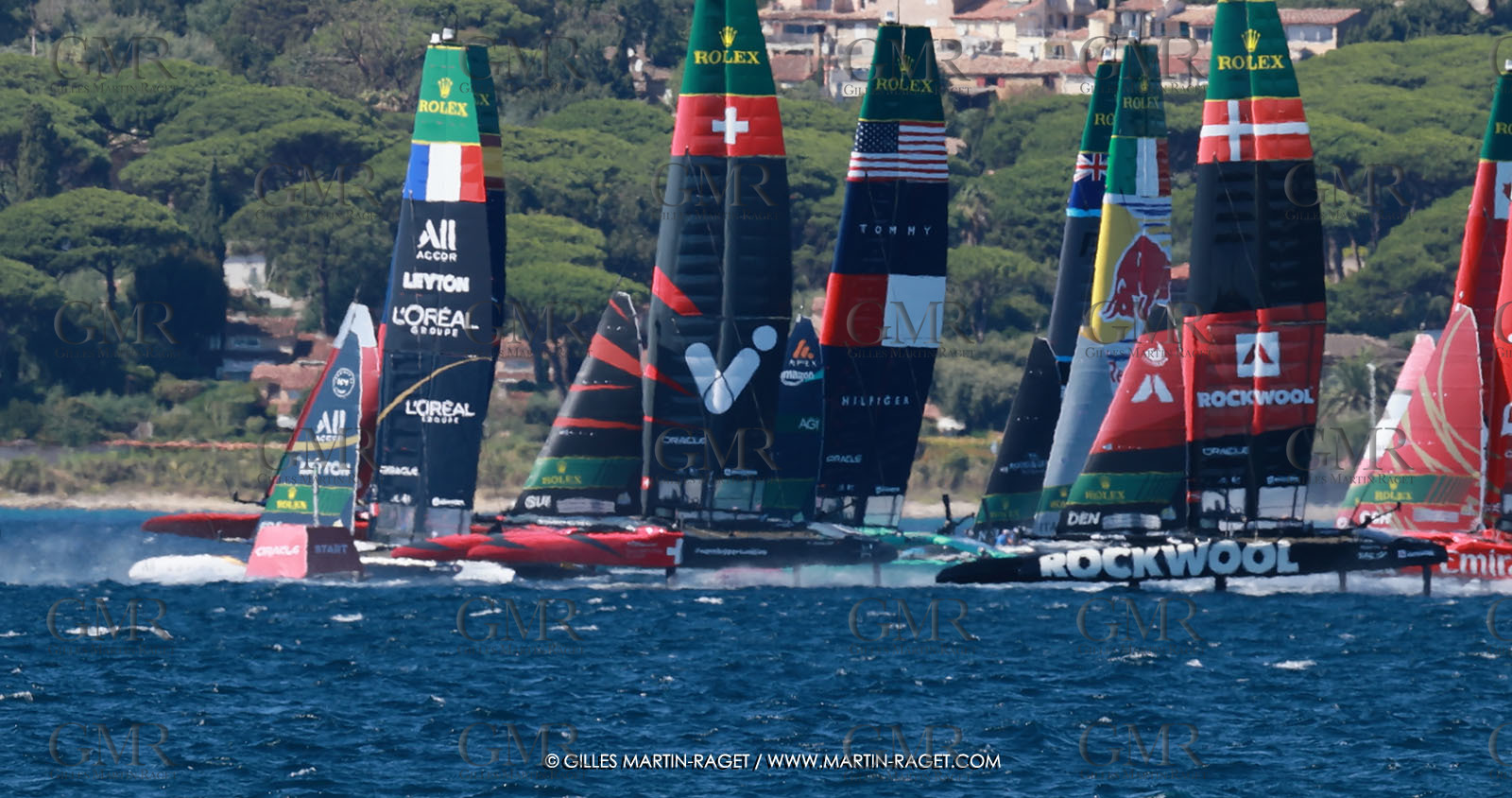 10 09 2025, Saint-Tropez,(FRA), Rockwool SailGP France Saint-Tropez, Race Day 1