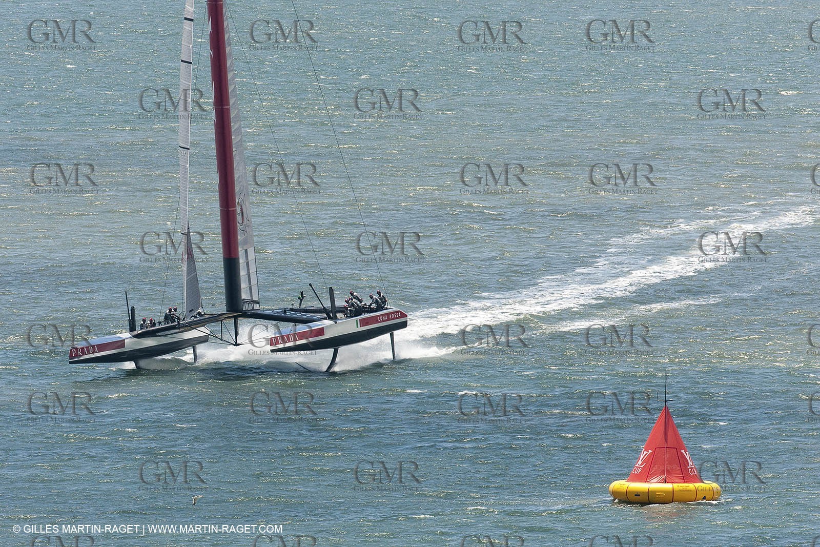10 07 2013 - San Francisco (USA,CA) - 34th America's Cup - Louis Vuitton Cup - Round Robin - Race Day 3 - Luna Rossa Vs Artemis (DNS)