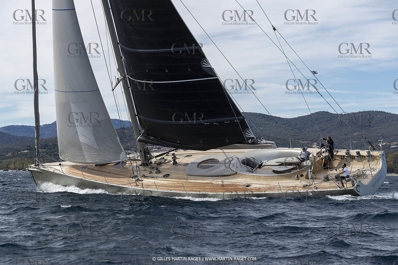 02 10 2022, Saint-Tropez (FRA,83), Voiles de Saint-Tropez 2022,  entraînement des maxis