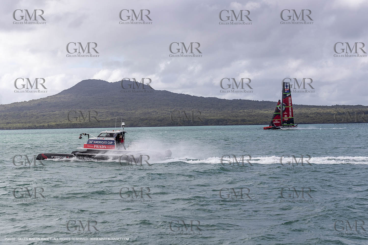 10 12 2020 - Auckland (NZL) - 36th America's Cup - Practice Sessions - Day 2 - TV Cat