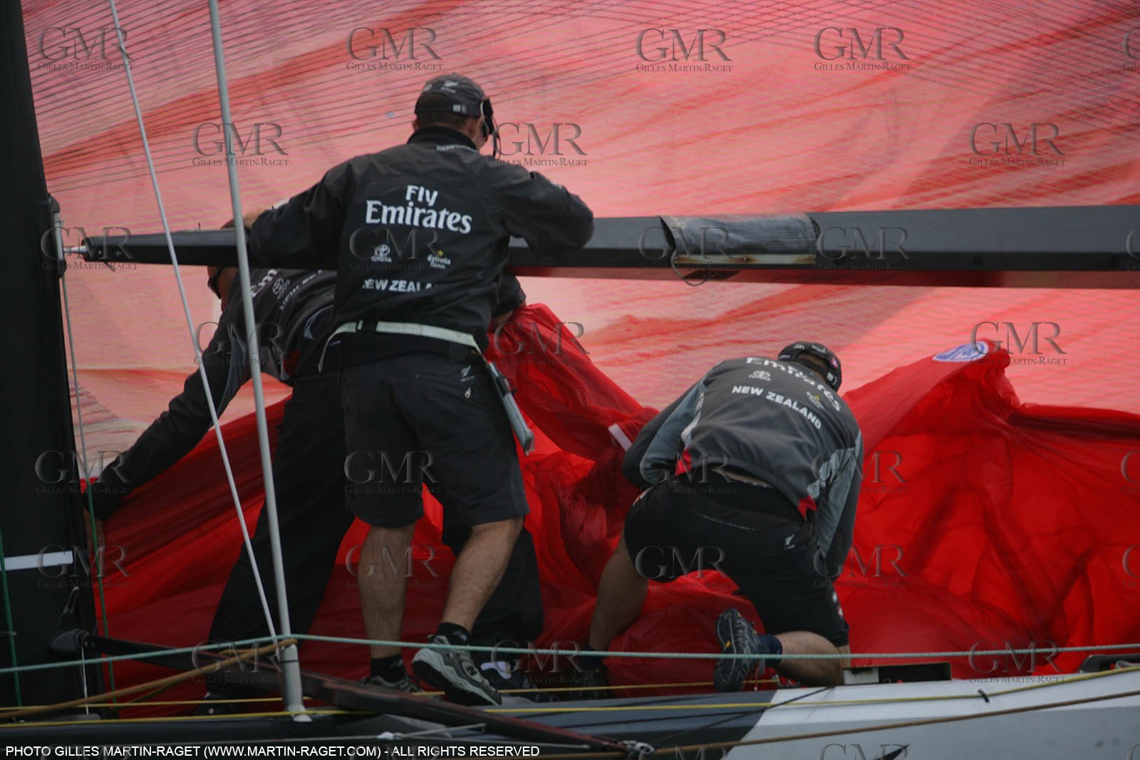 28 04 2007-Valencia (Spain)- 32nd America's Cup - Louis Vuitton Cup - RR1 - Day13 - BMW ORACLE Racing