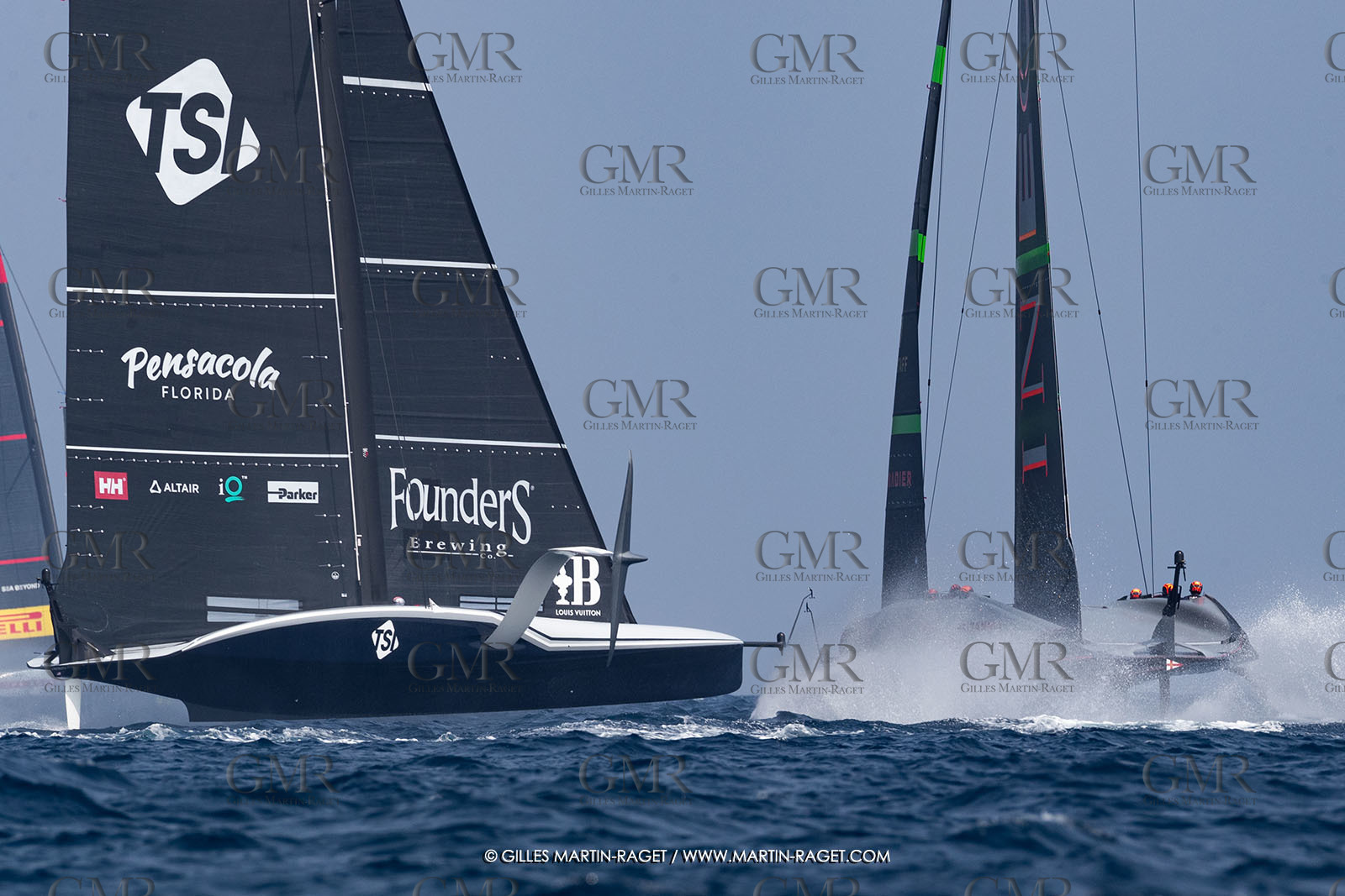 22 08 2024, Barcelona (ESP), Louis Vuitton 37th America's Cup, Louis Vuitton Preliminary Regatta, Race Day 1