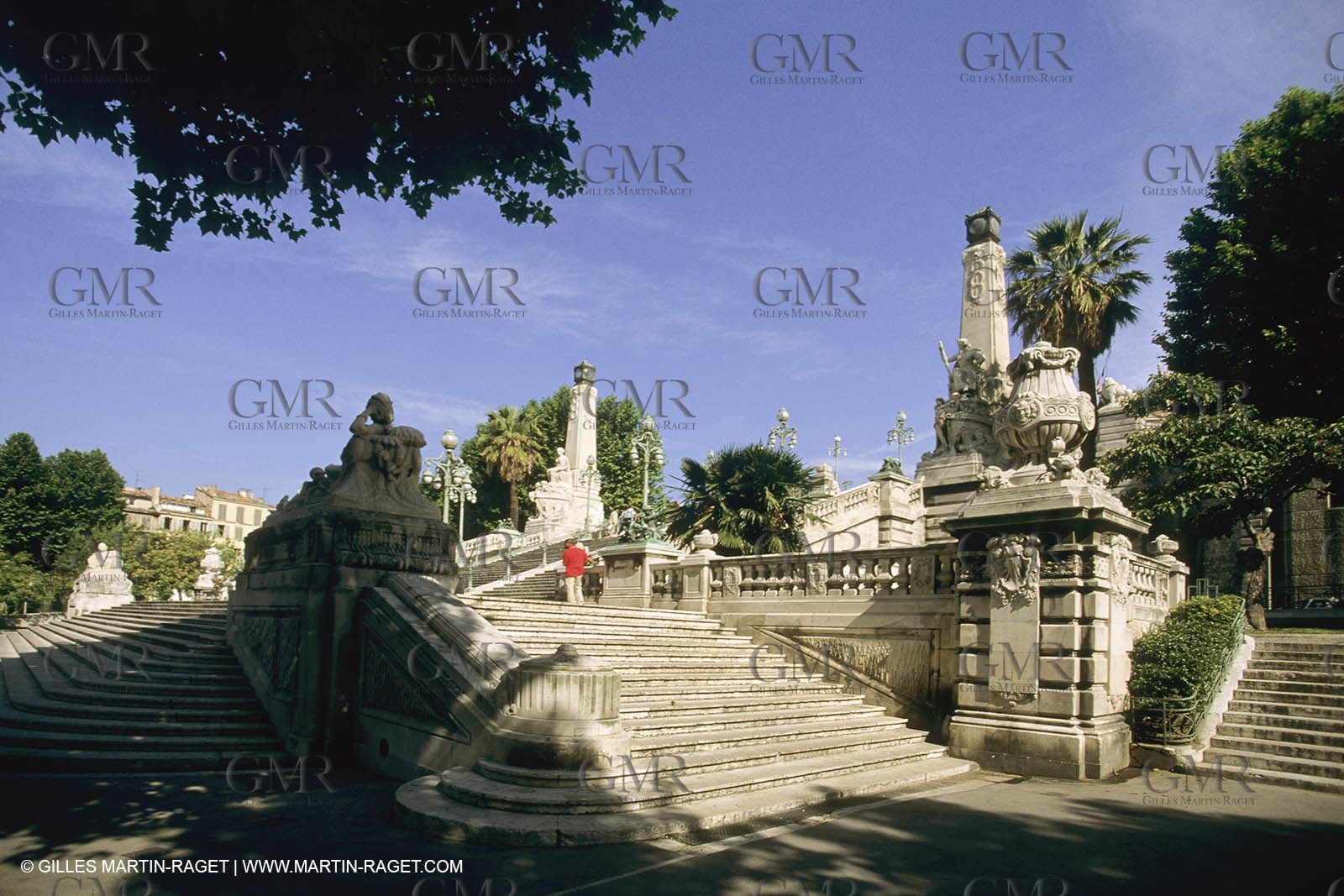 Marseille historical heritage (check keywords for more infos), Escaliers de la gare