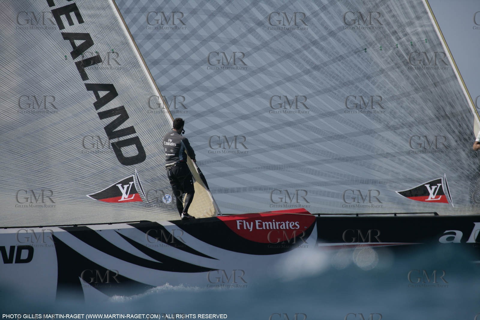 26 06 2007-Valencia (Spain)- 32nd America's Cup - Final Match - Day 3 - Alinghi vs Emirates Team New Zealand
