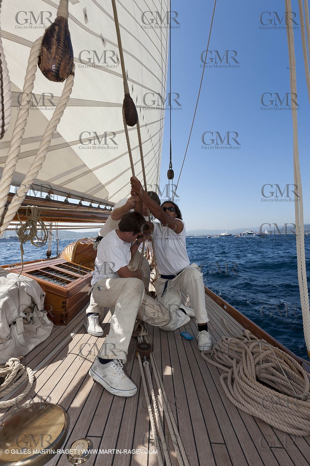 01 10 2011 - Saint Tropez (FRA,13) - Voiles de Saint Tropez 2011 - Classic Yachts - Day 5 - Onboard Mariquita