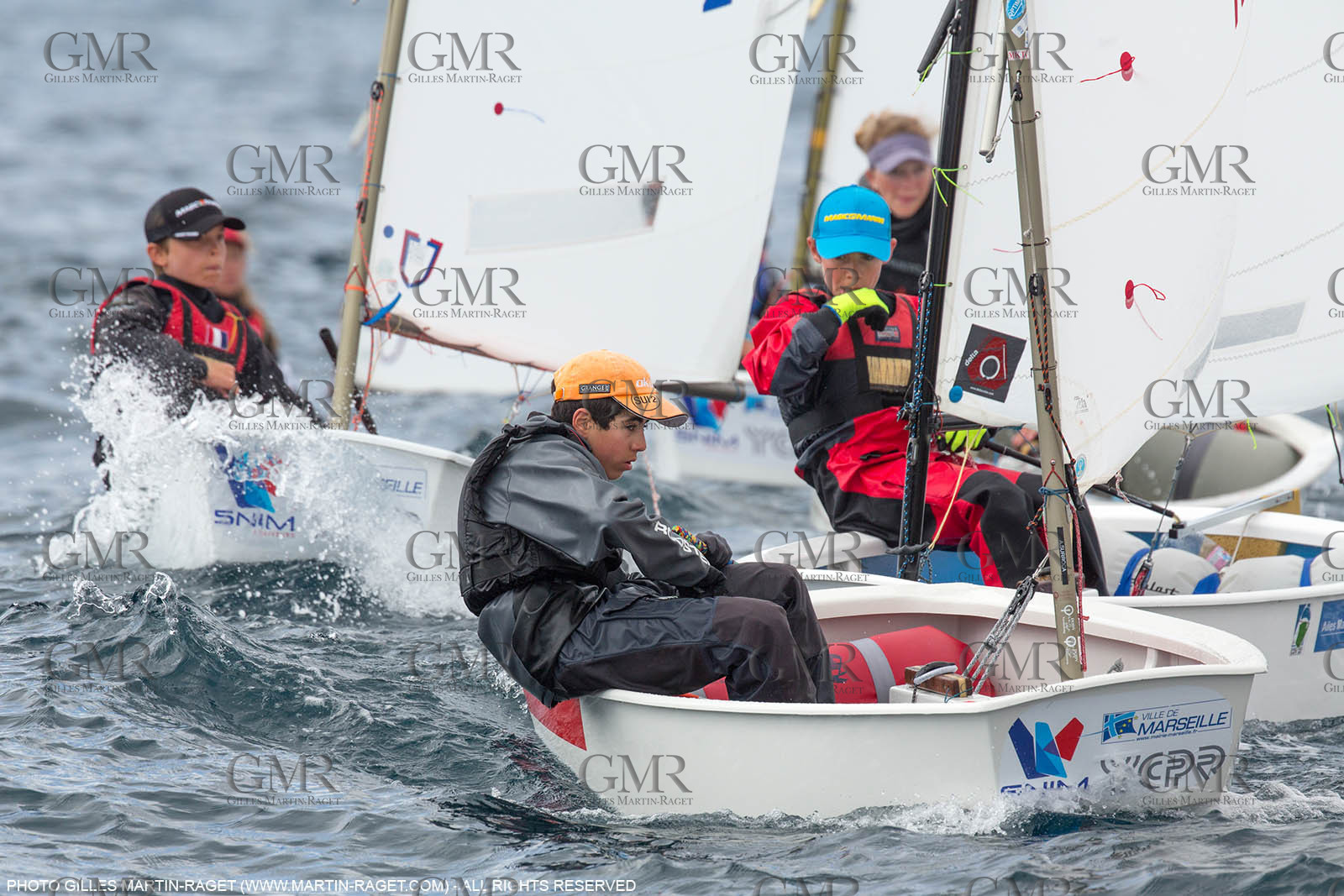 15 04 2016, Marseille (FRA,13), SNIM Dériveurs, Coupe Internationale de Printemps Optimist, Final Day