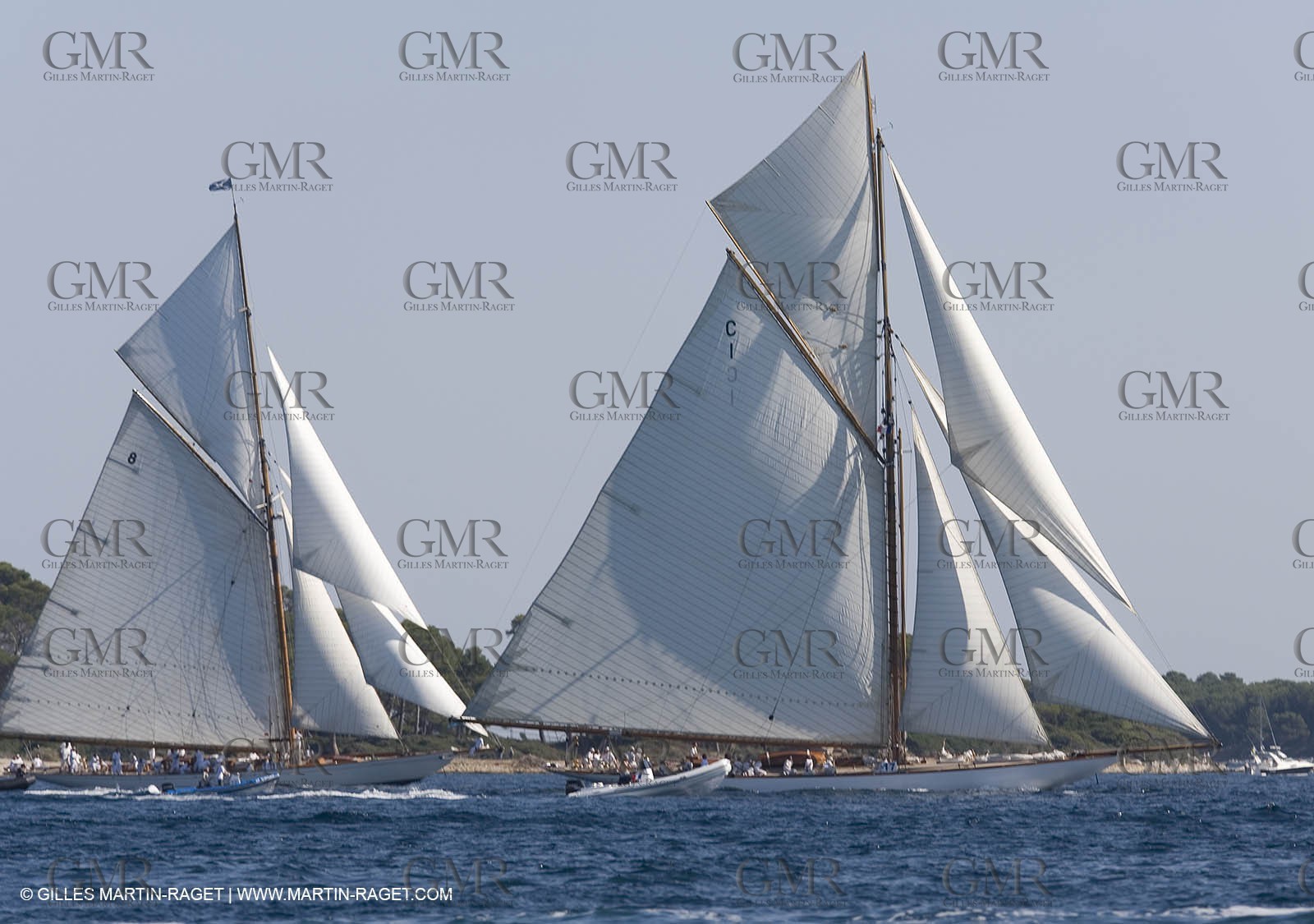 Sailing, Classic yachts, Regates Royales Cannes 2006