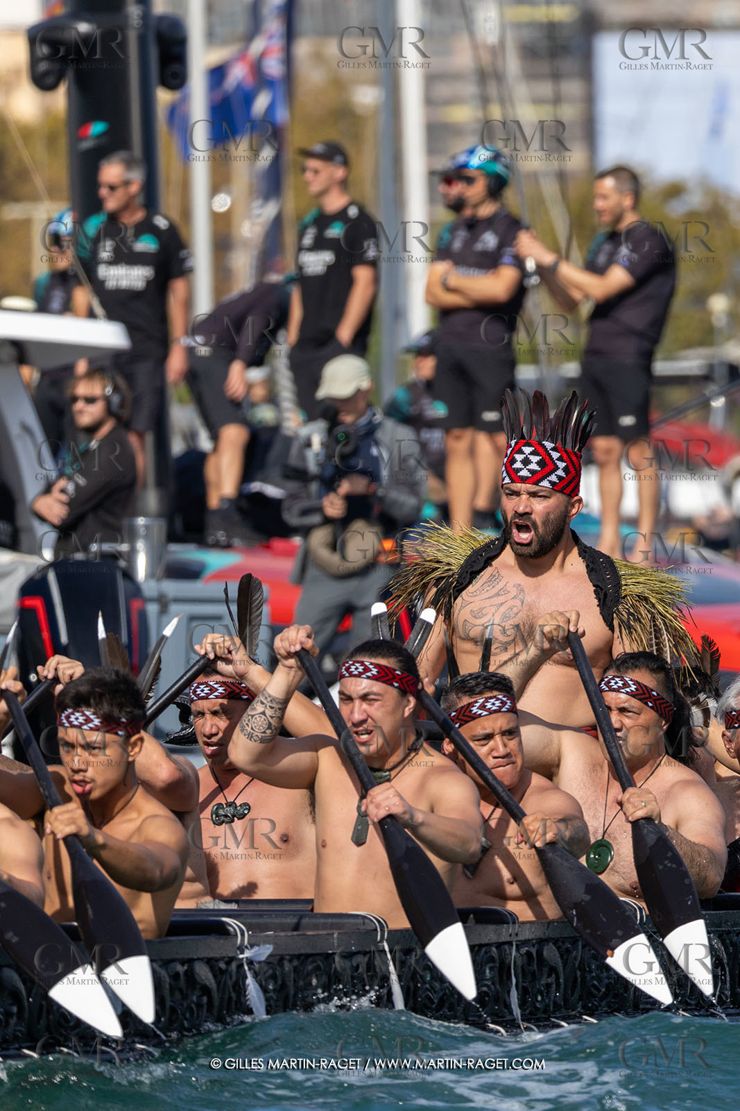 19 10 2024, Barcelona (ESP), Louis Vuitton 37th America's Cup, Final Match, Race Day 6, Dock out