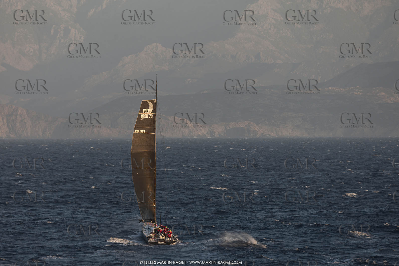 09 10 2017, Calvi (FRA,20), VOR 70 Babsy, Tentative de record autour de la Corse à la voile, skipper Franck Cammas