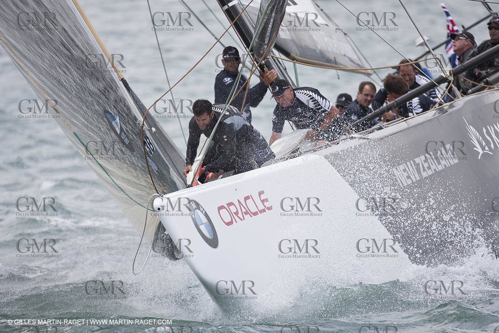 30 01 2009 - Auckland (NZL) -  Louis Vuitton Pacific Series -  Racing Day 1 - Emirates Team New Zealand Vs Damiani Italia