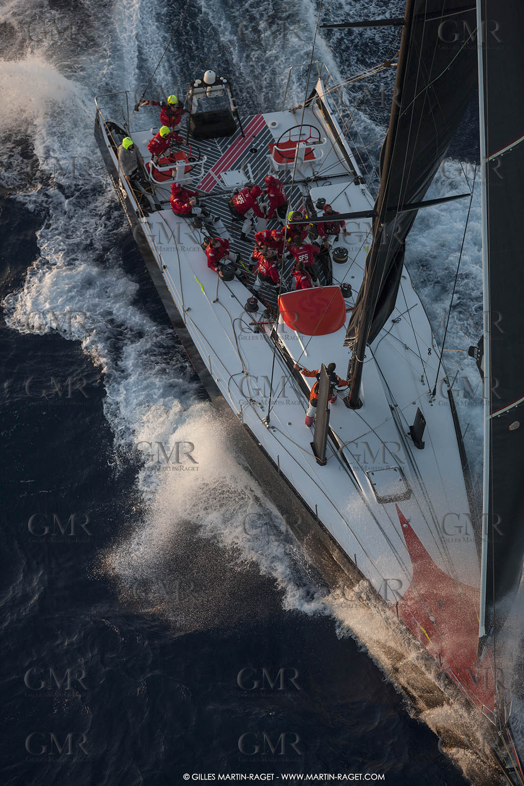09 10 2017, Calvi (FRA,20), VOR 70 Babsy, Tentative de record autour de la Corse à la voile, skipper Franck Cammas