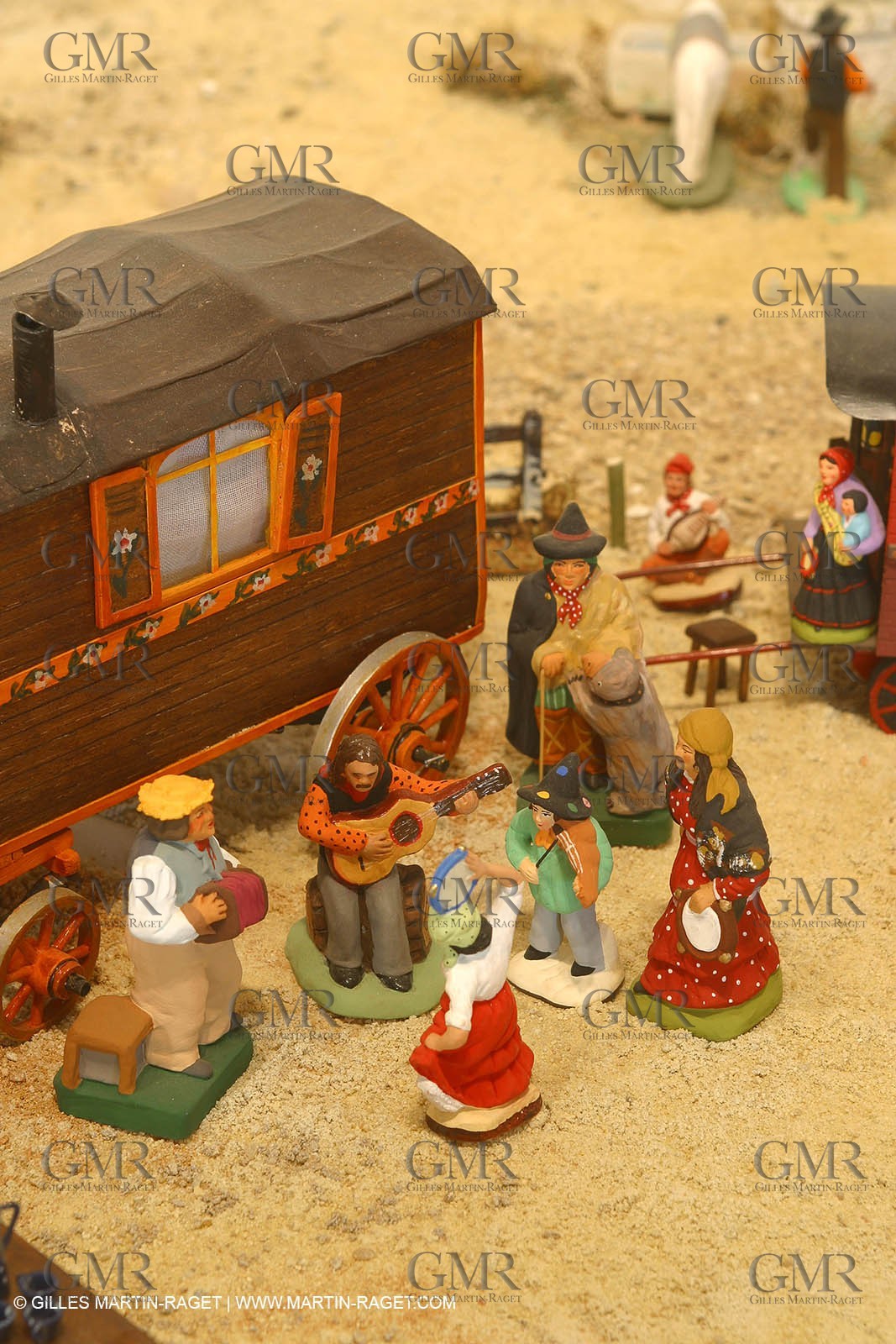 Great crib from les Saintes Maries de la mer (FRA, 13) for Christmas, December 2010