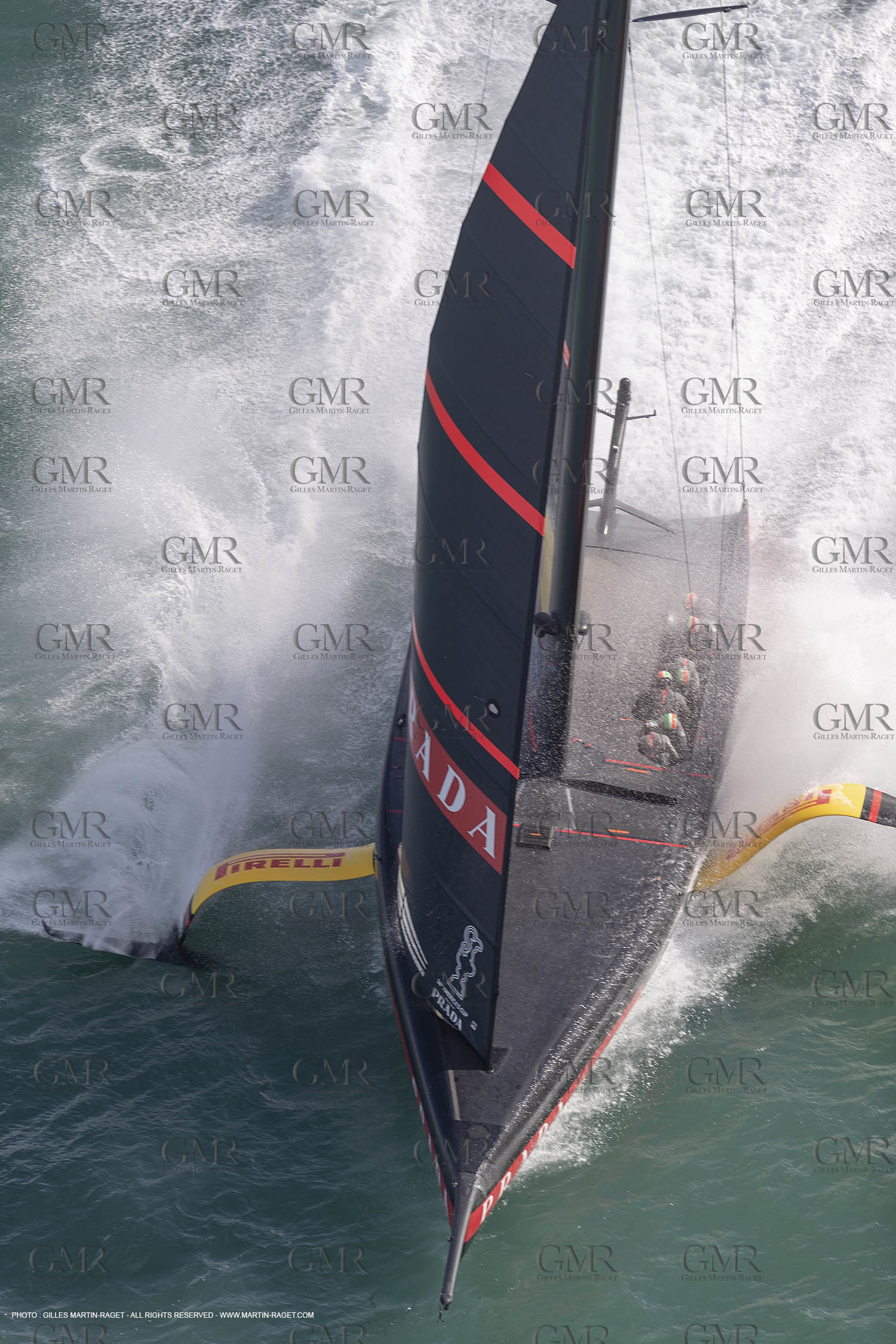 10 12 2020 - Auckland (NZL) - 36th America's Cup - Practice Sessions - Day 2 -Luna Rossa Prada Pirelli Team