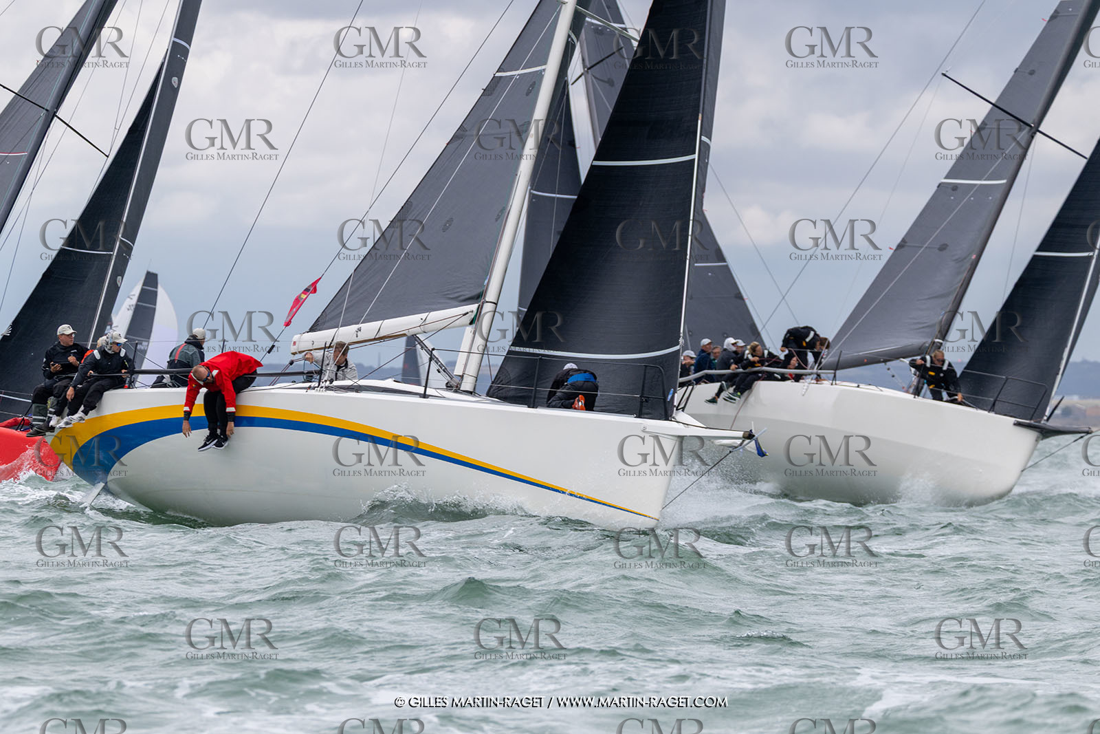 22 07 2025, Cowes (UK, IOW), Admiral's Cup 2025, Inshore Races 1 & 2,
