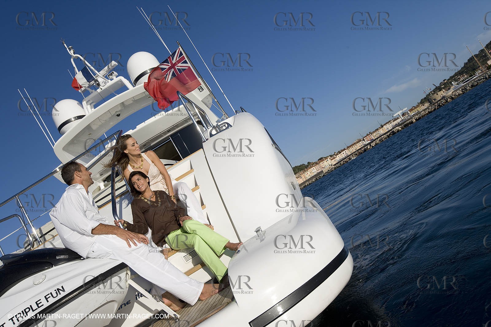 06 09 2007 - Saint Tropez (FRA, 83) - Superyachts - Motoryachts - Mangusta 92 Triple Fun in Saint Tropez