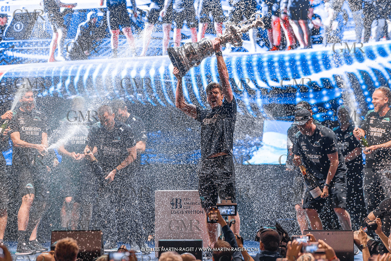 19 10 2024, Barcelona (ESP), Louis Vuitton 37th America's Cup, Final Match, Race Day 6 , Prizegiving