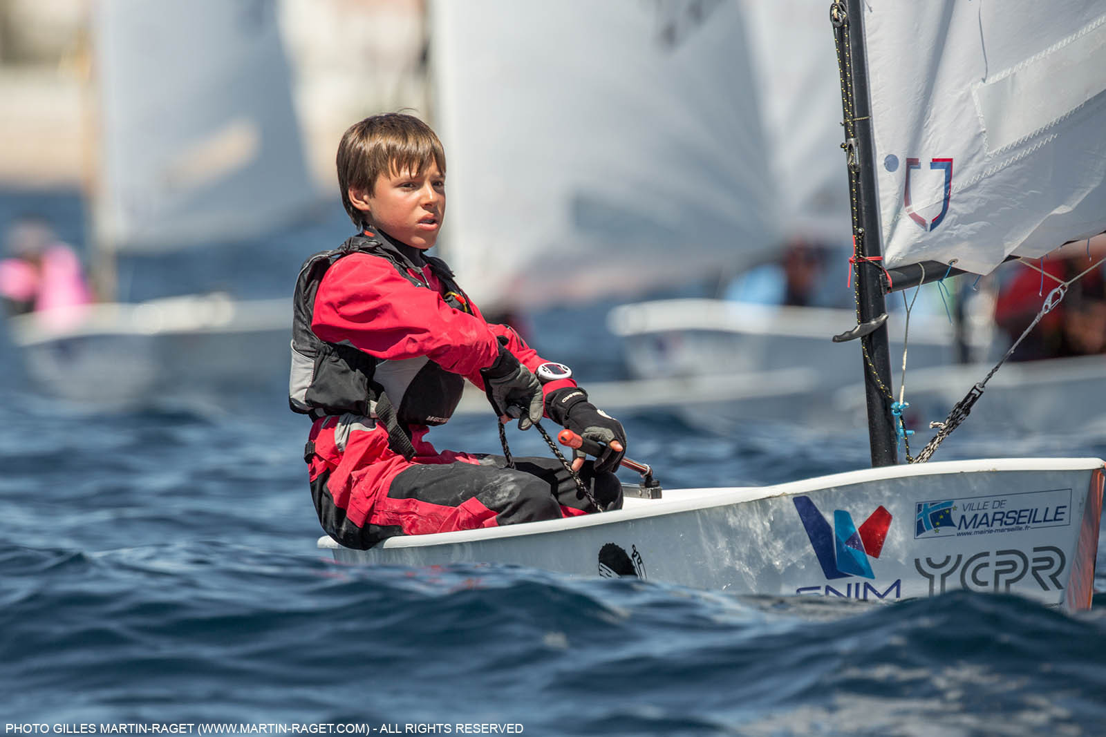 14 04 2016, Marseille (FRA,13), SNIM Dériveurs, Coupe Internationale de Printemps Optimist, Day 4