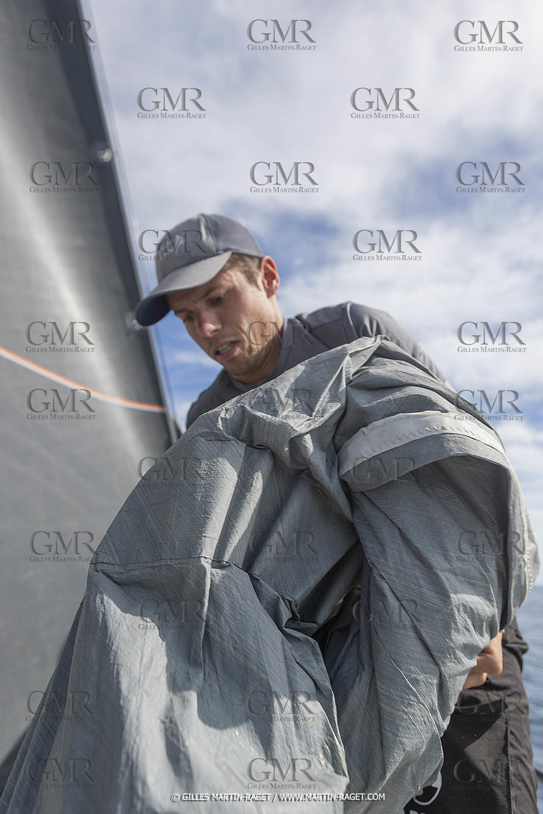 03 10 2022, Saint-Tropez (FRA,83), Voiles de Saint-Tropez 2022,  entraînement des maxis, A bord de Sipirit of Malouen X