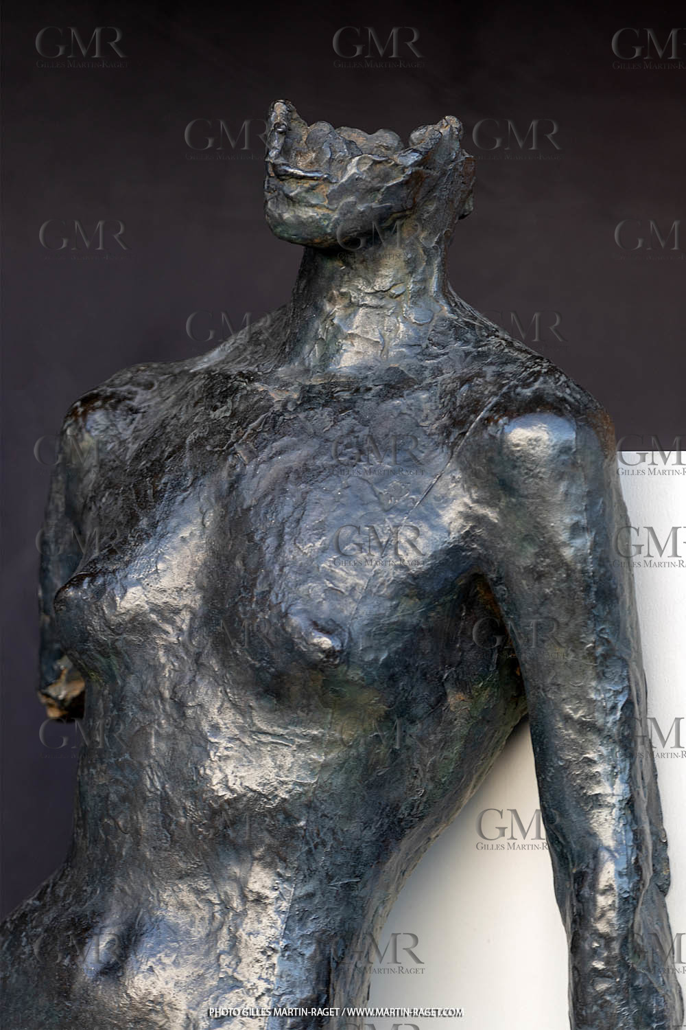 05 01 2023, Arles (FRA, 13), Oeuvre de Germaine Richier, Torse II, 1941, Epreuve d'exposition