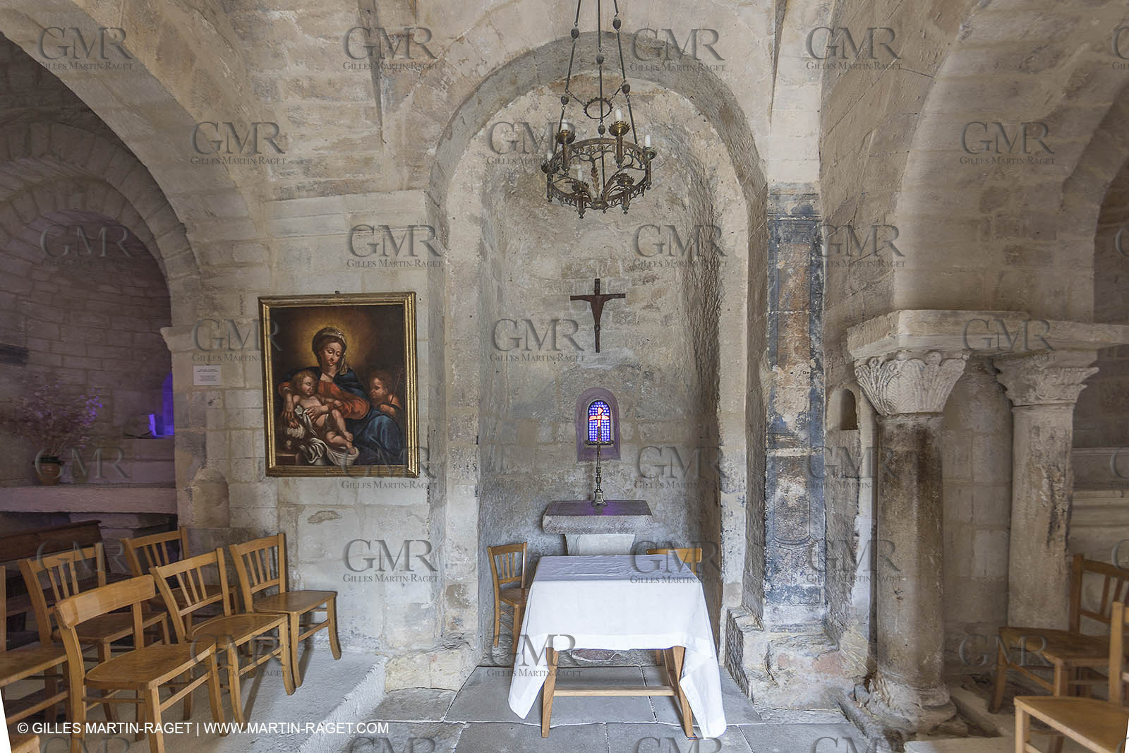 03 06 2018, Saint-Pantaléon (FRA,84), Chapelle de Saint-Pantaléon