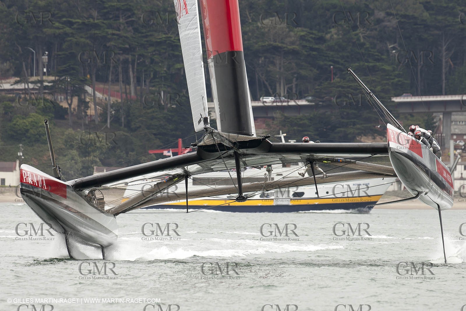16 07 2013 - San Francisco (USA,CA) - 34th America's Cup - Louis Vuitton Cup - Round Robin - Race Day 6 - Luna Rossa Vs Artemis Racing (DNS)