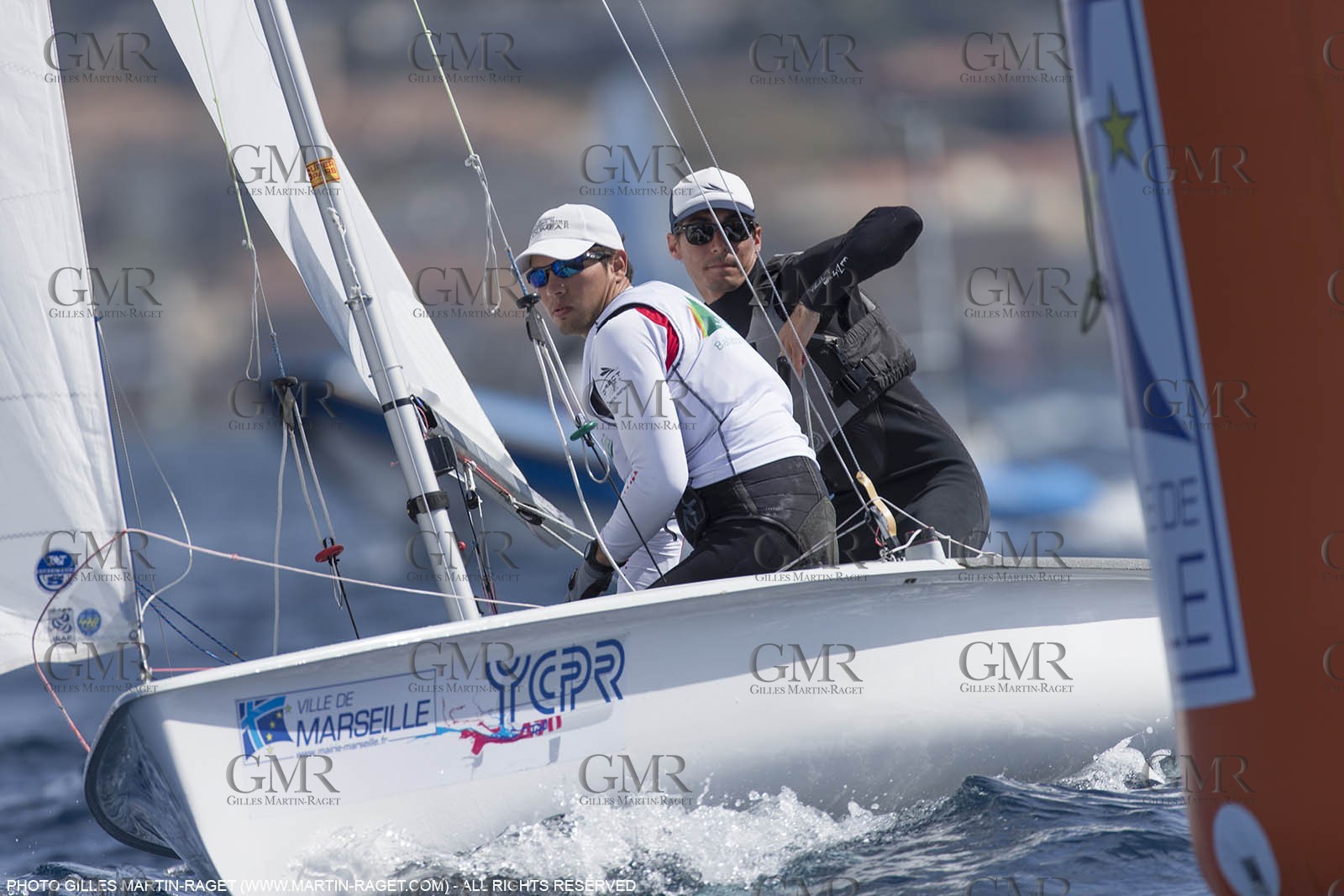 10 04 2015, Marseille (FRA), Yachting Club de la Pointe Rouge - Coupe Internationale de Printemps des 470, Day 3