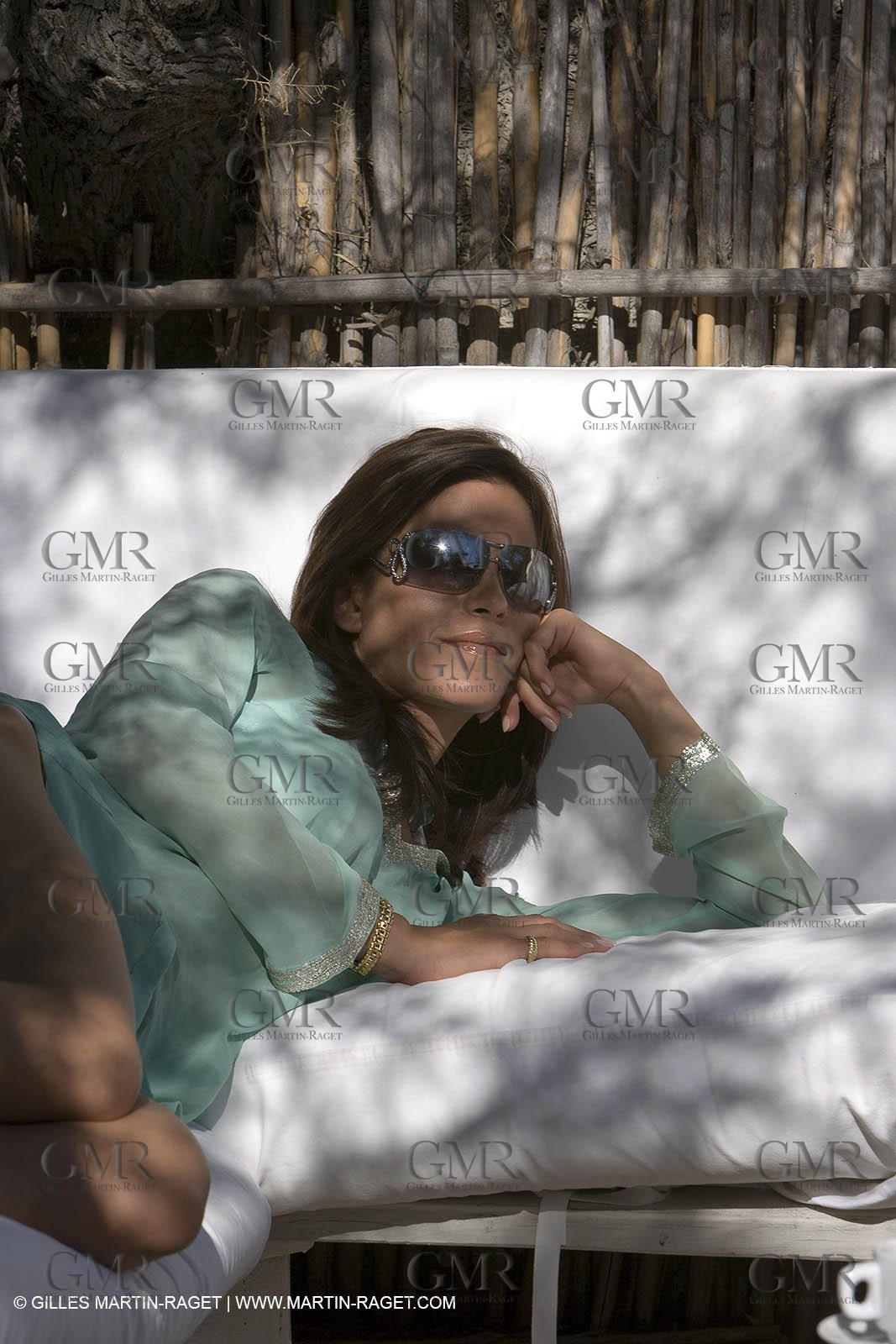 06 09 2007 - Saint Tropez (FRA, 83) - Superyachts - Motoryachts - Mangusta 92 Triple Fun à Saint Tropez - Au mouillage devant le Club 55 à la plage de Pampelonne