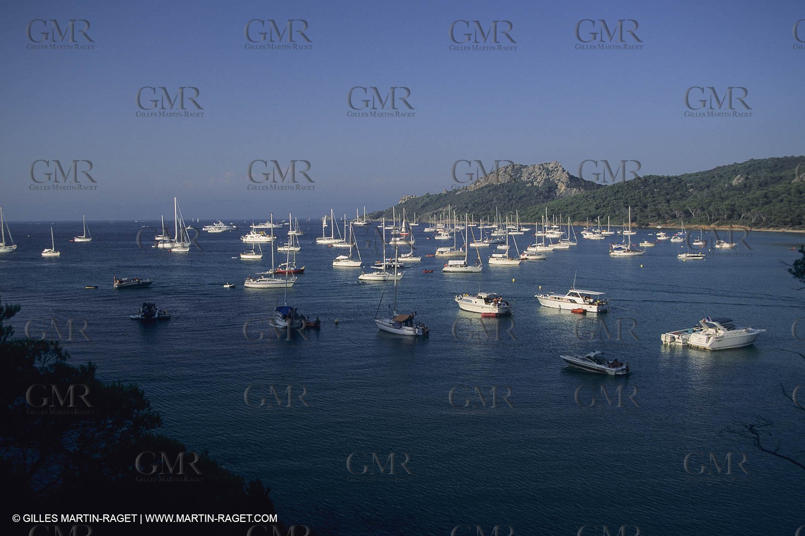 France, Provence, Iles d'Hyères, Port Cros